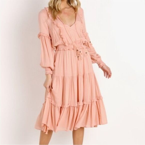 Spell and the Gypsy - Clementine Soiree Boho Dress in Musk - pink size XS - Picture 3 of 12
